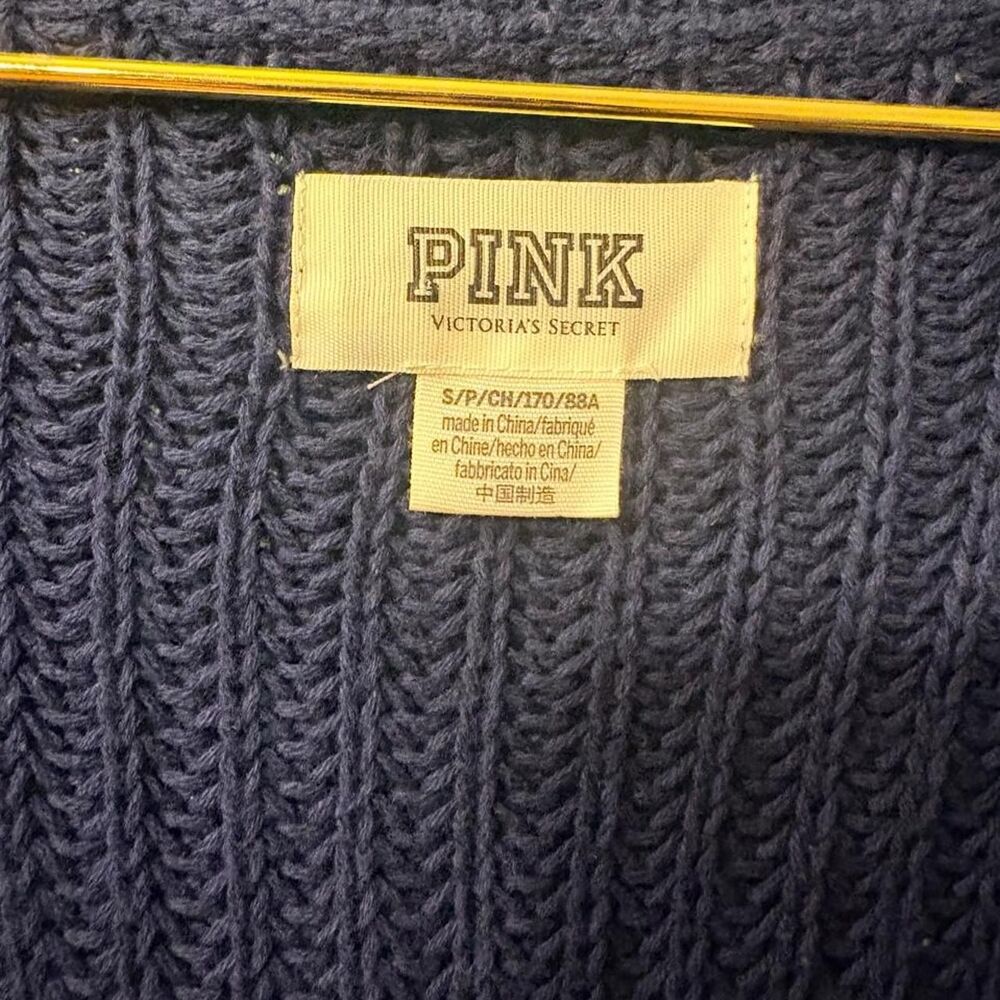 Victoria-s-secret Women's Navy and Blue Jumper